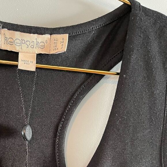 Keepsake the Label Great Escape Dress || SZ 2 || Black - Picture 7 of 7